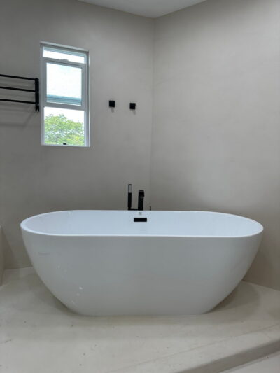 double ended free standing tub